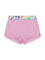 Stella McCartney Kids short à logo imprimé - Rose - thumbnail