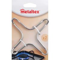 Metaltex gasbrandverkleiner rvs 2 stuks Metaltex gasbrandverkleiner rvs 2 stuks