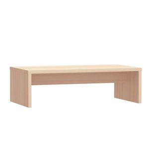 The Living Store Monitorstandaard - Grenenhout - 50 x 27 x 15 cm - Opbergfunctie