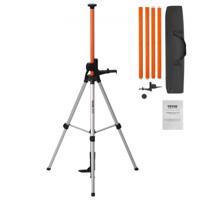 VEVOR universeel statief bouwstatief voor lasers en waterpastoestellen aluminium 1040-3400mm