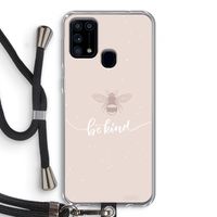 Be(e) kind: Samsung Galaxy M31 Transparant Hoesje met koord