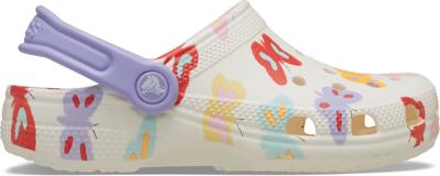 Crocs Classic Butterfly Graphic T Kinderen Chalk C8