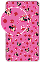 Minnie Mouse Hoeslaken roze - 90 x 200 cm
