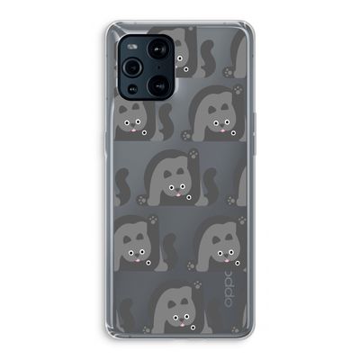 Cats: Oppo Find X3 Pro Transparant Hoesje