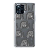 Cats: Oppo Find X3 Pro Transparant Hoesje