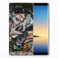 Samsung Galaxy Note 8 | Siliconen hoesje | met foto Badges