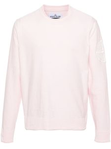 Stone Island pull à motif Compass signature - Rose