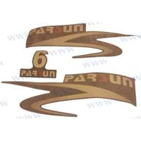 Parsun PAF6-08000000-6 - TOP COWLING STICKER FOR 6HP