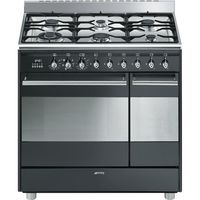 Smeg SNLK926MA9 Gasfornuis Antraciet - thumbnail