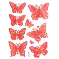 Vlinder ballon stickers 3D   -