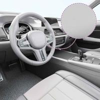 VidaXL 2 st autofolie 100x150 cm matzilverkleurig