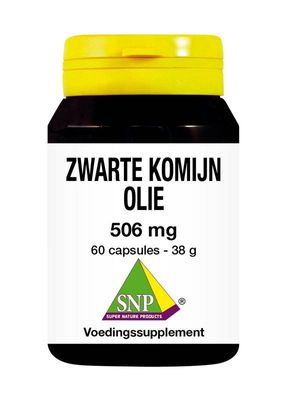 Zwarte komijn olie