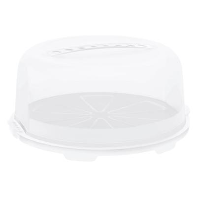 Rotho fresh taartdoos 35.5x16.5 cm wit/transparant
