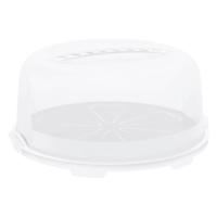 Rotho fresh taartdoos 35.5x16.5 cm wit/transparant