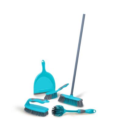 Alpina Schoonmaakset 6-delig blauw/grijs