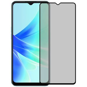 Basey OPPO A17 Privacy Screenprotector Tempered Glass Full Cover - OPPO A17 Beschermglas Screen Protector Glas