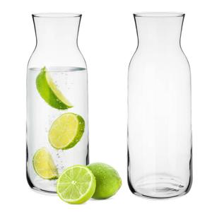 Waterkan - 2x - 1L - glas - waterkaraf - schenkkan