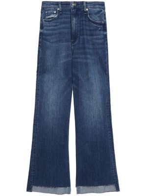 rag & bone jean court à taille haute - Bleu