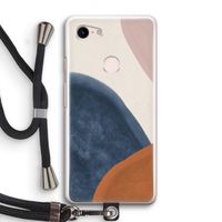 Geo #1: Pixel 3 Transparant Hoesje met koord