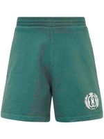 Bally short de sport en coton à logo imprimé - Vert - thumbnail