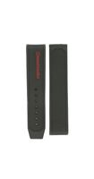 Horlogeband Omega 32632405011001 Rubber Zwart 19mm