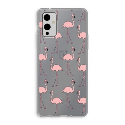 Anything Flamingoes: OnePlus 9 Transparant Hoesje