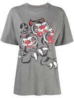 Kenzo t-shirt à imprimé graphique - Gris