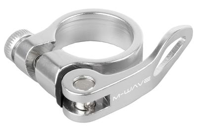 M-Wave zadelpenklem met snelspanner 34.9 zilver op kaart