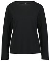 HEMA Dames T-shirt Structuur Zwart (zwart) - thumbnail