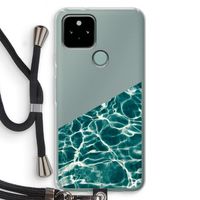 Weerkaatsing water: Pixel 5 Transparant Hoesje met koord