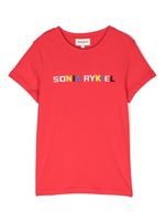 SONIA RYKIEL ENFANT t-shirt à logo imprimé - Rouge