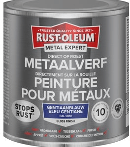 rust-oleum metal expert metaalverf gloss ral 9005 750 ml