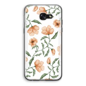 Peachy flowers: Samsung Galaxy A5 (2017) Transparant Hoesje