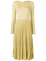 Ralph Lauren Collection robe plissée à effet métallisé - Or