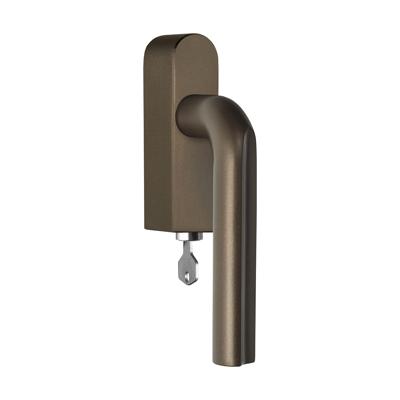 Formani DR101-DKLOCK-O draaikiepgarnituur afsluitbaar brons linksdraaiend