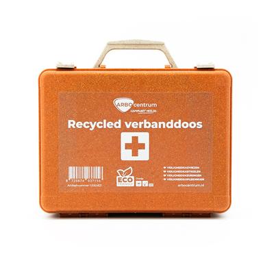 Recycled verbanddoos Oranje - Recycled Oranje verbanddoos