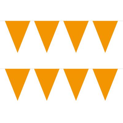 Oranje vlaggenlijn - 2x - slinger - 5 meter - binnen en buiten - 10 vlaggetjes - Koningsdag/holland Oranje vlaggenlijn - 2x - slinger - 5 meter - binnen en buiten - 10 vlaggetjes - Koningsdag/holland