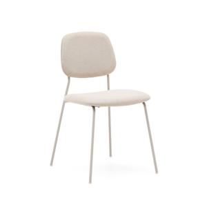 Kave Home Benilda eetkamerstoel beige onderstel