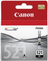 Canon inktcartridge CLI-521BK, 1.250 pagina's, OEM 2933B001, foto zwart - thumbnail