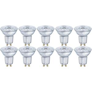 OSRAM 4058075036680 LED-lamp Energielabel F (A - G) GU10 Reflector 4.3 W = 50 W Warmwit (Ø x l) 50 mm x 52 mm 10 stuk(s)