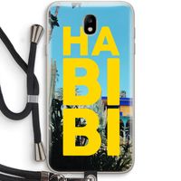 Habibi Majorelle : Samsung Galaxy J7 (2017) Transparant Hoesje met koord