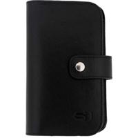 Senza Leather Wallet Slide Case Black Size XXL