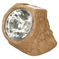 Pro Garden Grondspot - solar - tuinverlichting - steen - 12 cm - LED verlichting
