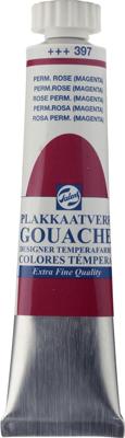 Talens plakkaatverf Extra Fijn tube van 20 ml, permanent roze (magenta)