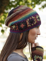 Color-Block Casual Knitted Hat - thumbnail