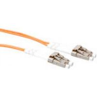 ACT 20 meter LSZH Multimode 50/125 OM2 glasvezel patchkabel duplex met LC connectoren