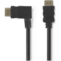 High Speed HDMI-kabel met Ethernet - HDMI-connector - HDMI-connector links haaks - 1,5 m