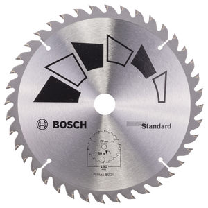 Bosch Accessoires Cirkelzaagblad Basic 190X22X20/16,T40 - 2609256819