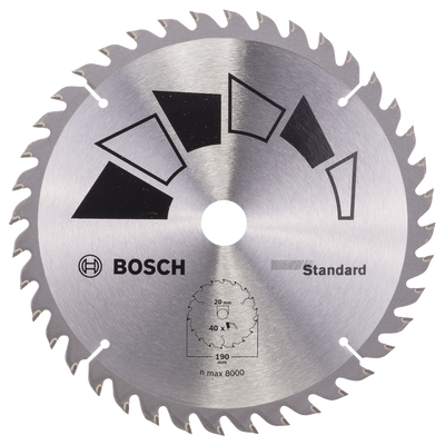 Bosch Accessoires Cirkelzaagblad Basic 190X22X20/16,T40 - 2609256819
