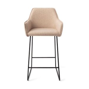 Jesper Home Hofu barkruk H65 Wild Walnut slide black
